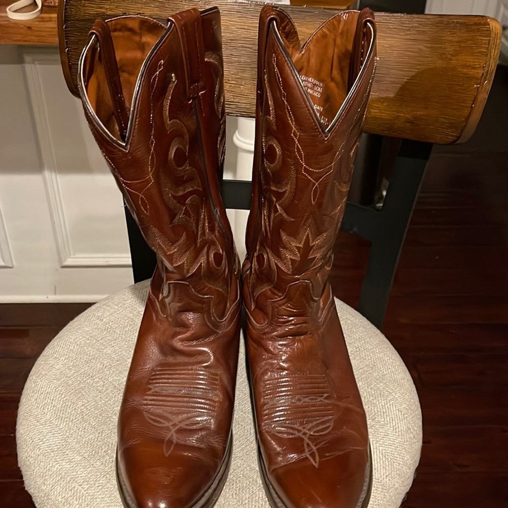Men’s DAN POST boots brown  size 12 D